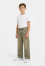 Boys Wide Leg Olive Jeans | 32" Length / 24" Waist