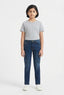 Girls' Dark Navy Cargo Denim Jeans – 35" Length