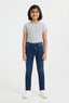Girls' Dark Blue Slim Fit Denim Jeans – 39"