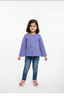 Girls Bestie Energy Long Sleeve Sweatshirt