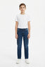 Boys' Dark Blue Cargo Denim Jeans