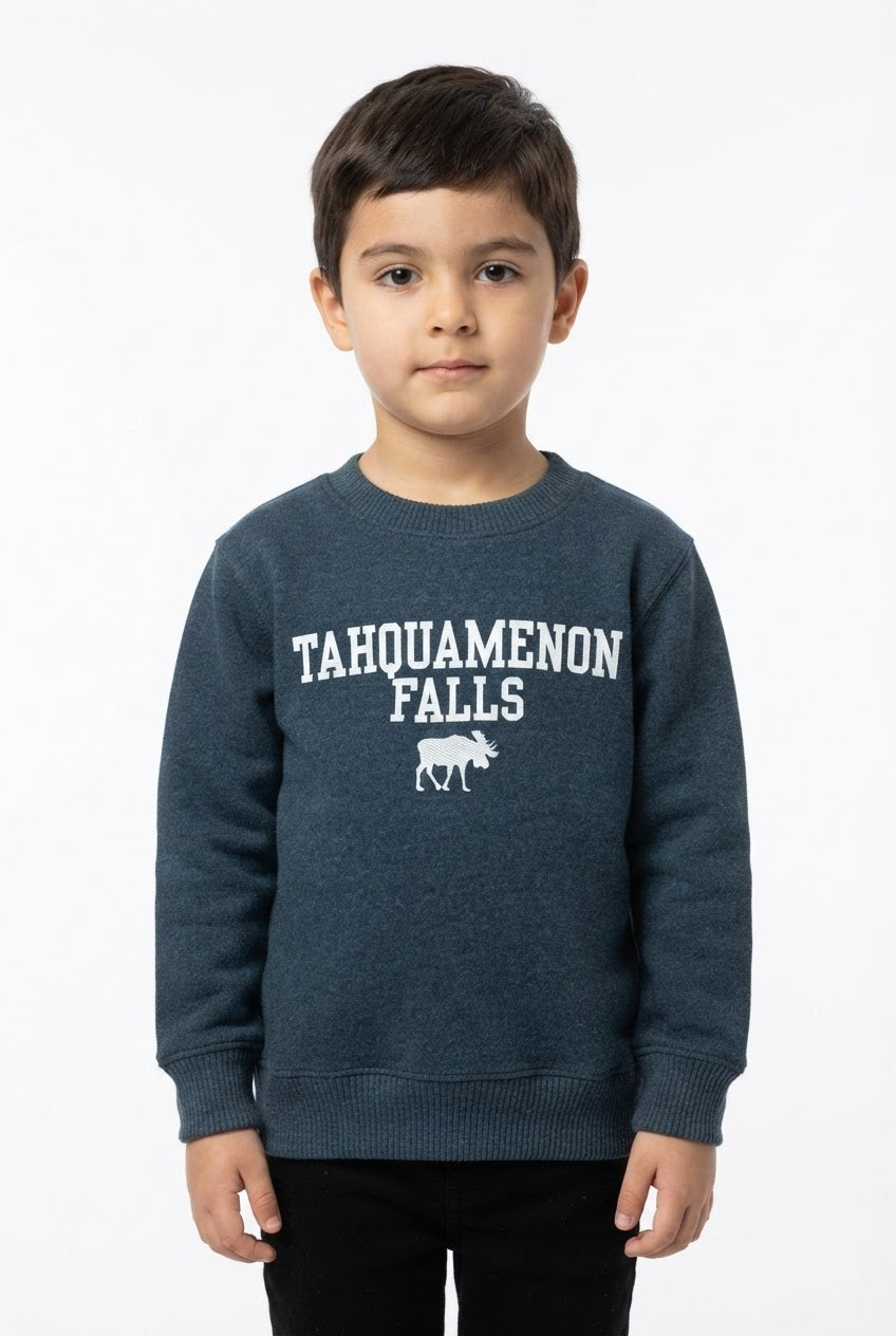 Boys Steel Blue "Tahquamenon Falls" Graphic Sweatshirt