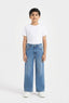 Boys' Light Blue Wide-Leg Jeans – 33" Length / 26" Waist