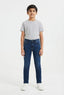 Boys' Navy Blue Slim Fit Denim Jeans – 36 Inch
