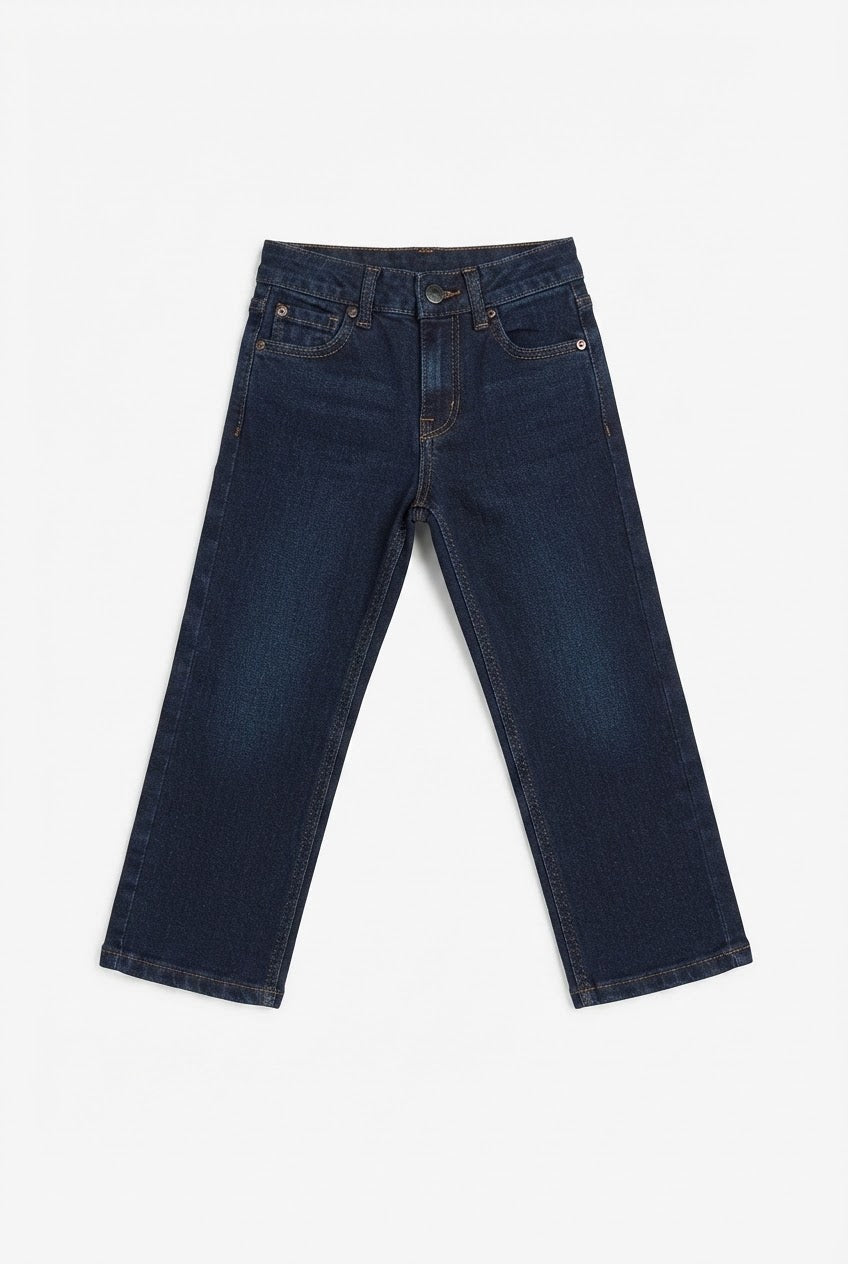 Girls Dark Navy Denim Jean Main image