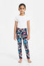 Girls Dark Floral Pants - 7-8 Year