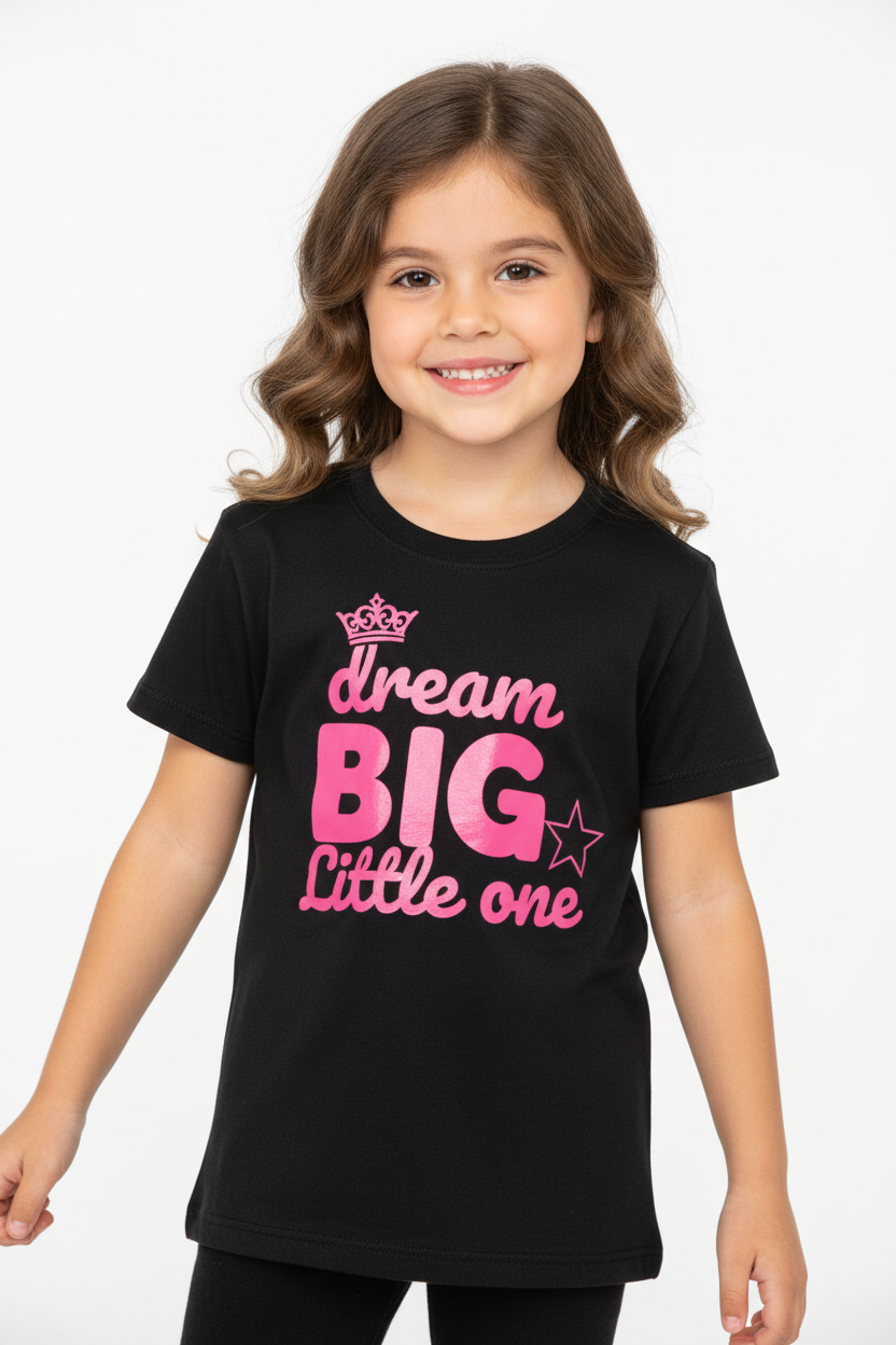 Dream Big Little One T-Shirt – Girls