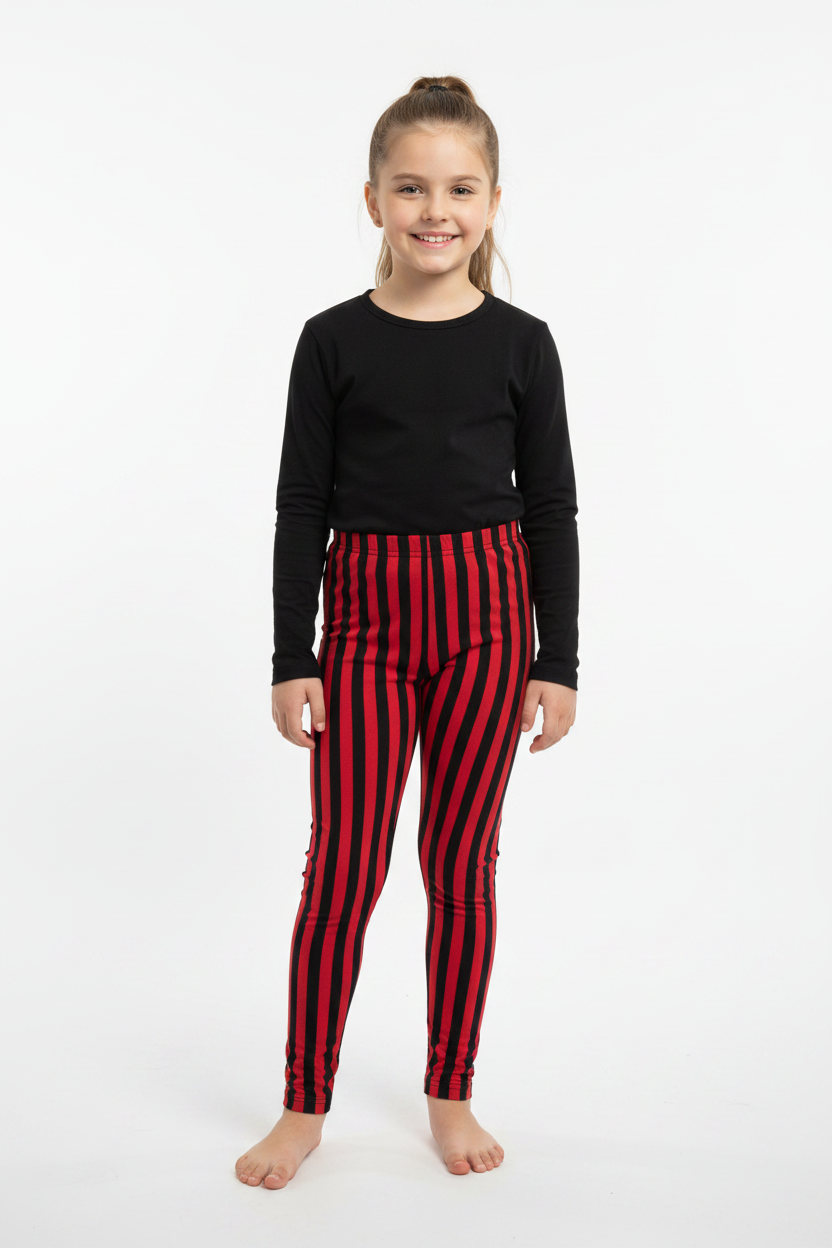 Girls Striped Tights