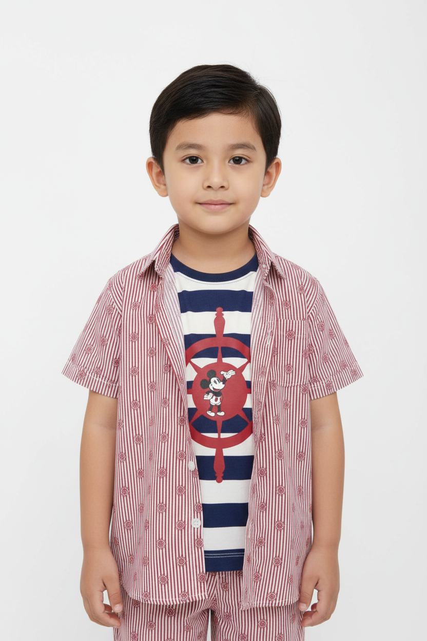 Boys Nautical Co-ord Set - 3 Year