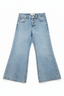 Girls' Light Blue Wide-Leg Jeans – 28" Length