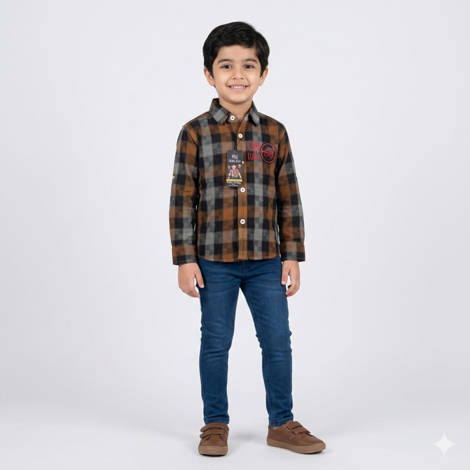 Kids check shirt product image Main image