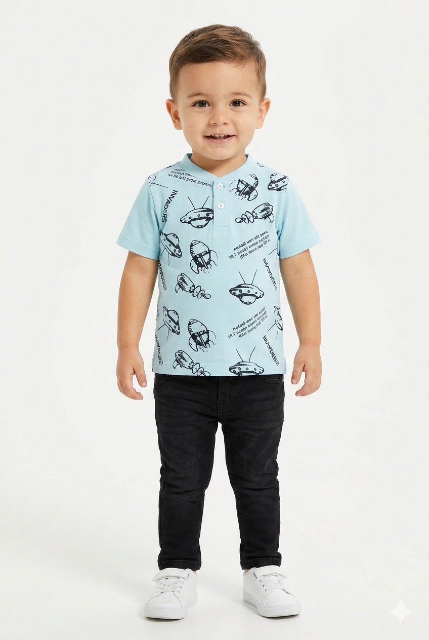 Boys Polo T-Shirt 2-3 Years - Outfitt Main image