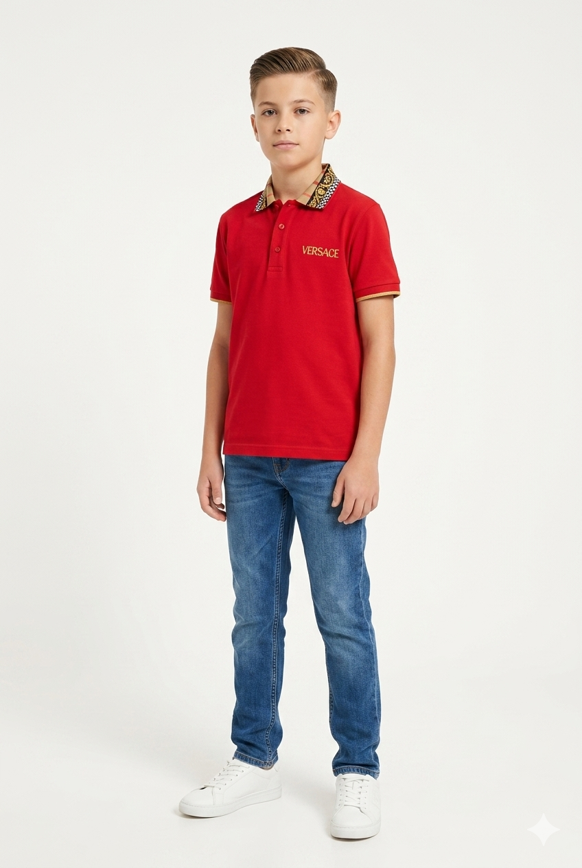 Boys' Polo T-Shirt - Classic Comfort Fit